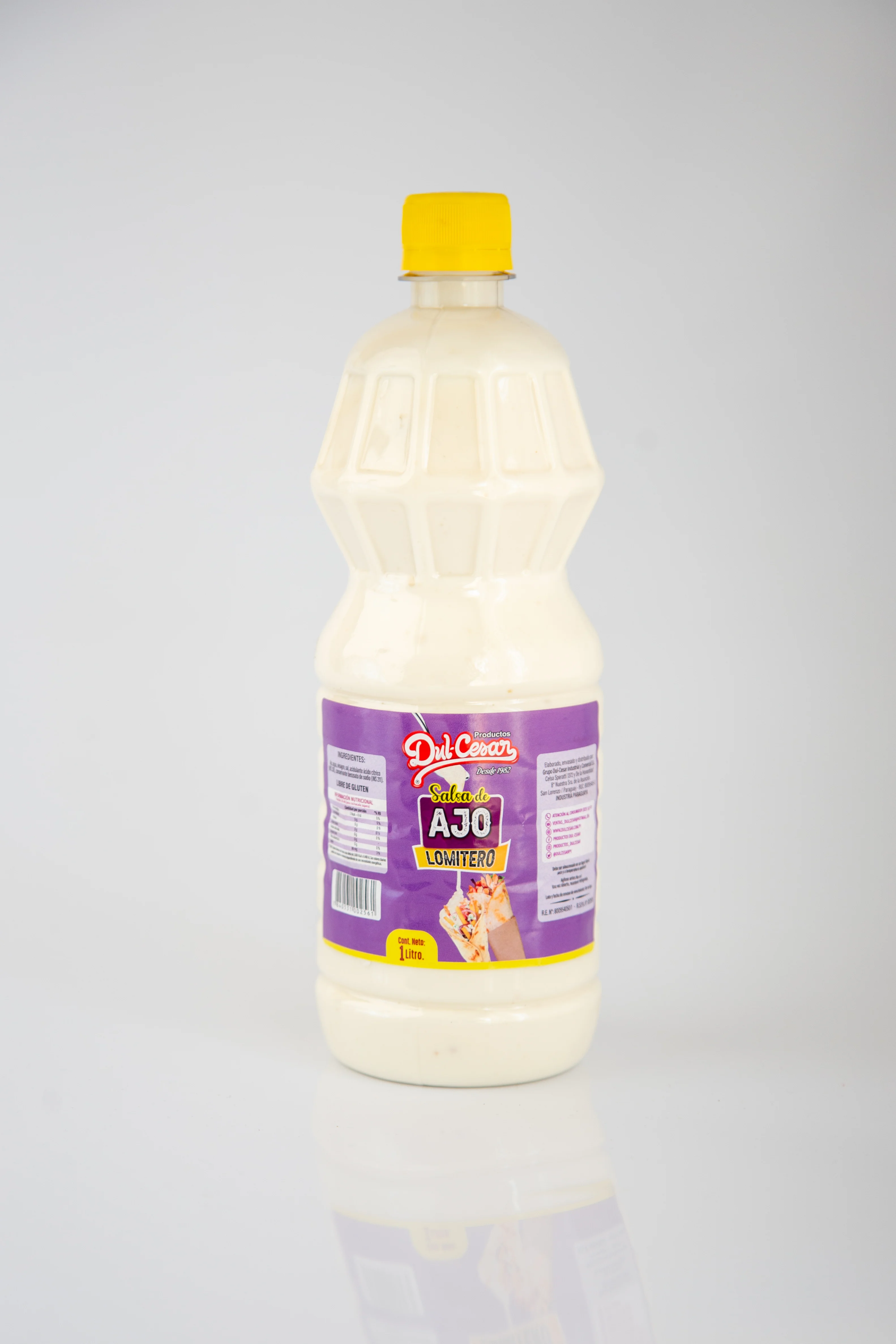 Salsa de Ajo Lomitero 1L
